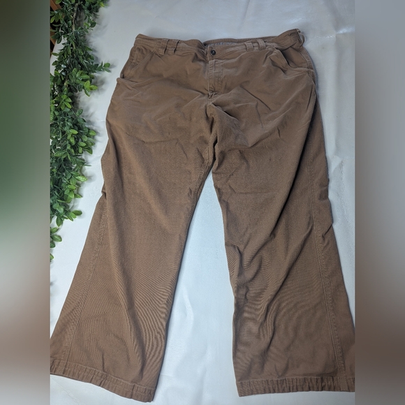Duluth Trading Fire Flex hose Cargo Work Pants Brown Size 44x30 - Picture 1 of 10